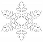 Naklejka Śnieżynka Płatek śniegu Gwiazdka 18 cm 7661326812 - Allegro.pl